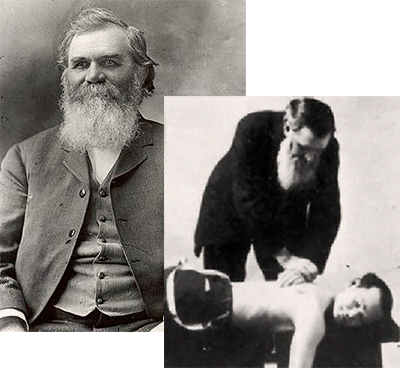 Founder of modern chiropractic, DD Palmer